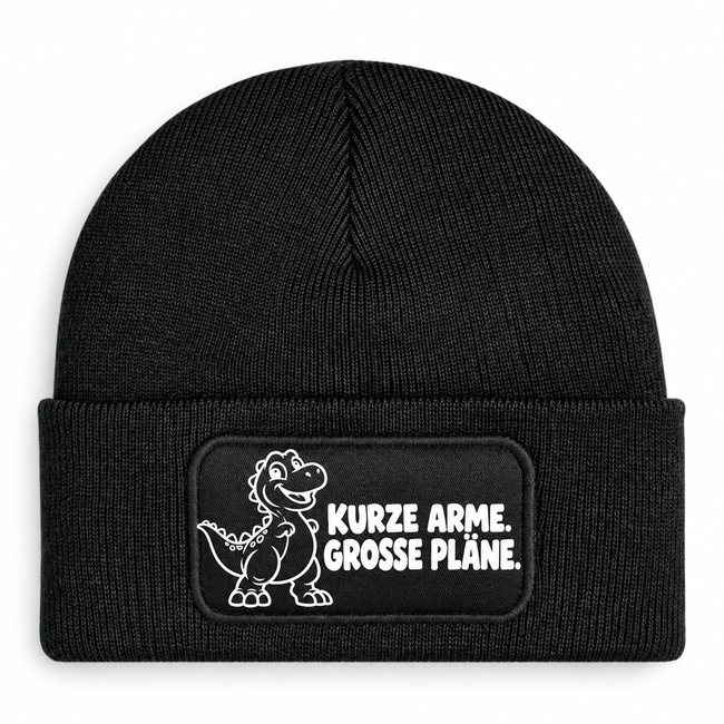 Mütze „KURZE ARME. GROSSE PLÄNE.“ – Comic-Dinosaurier | 7 Farben