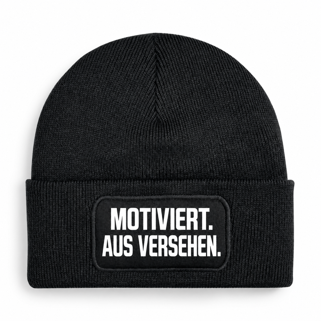 PEPAM Mütze MOTIVIERT. AUS VERSEHEN. – Schwarz