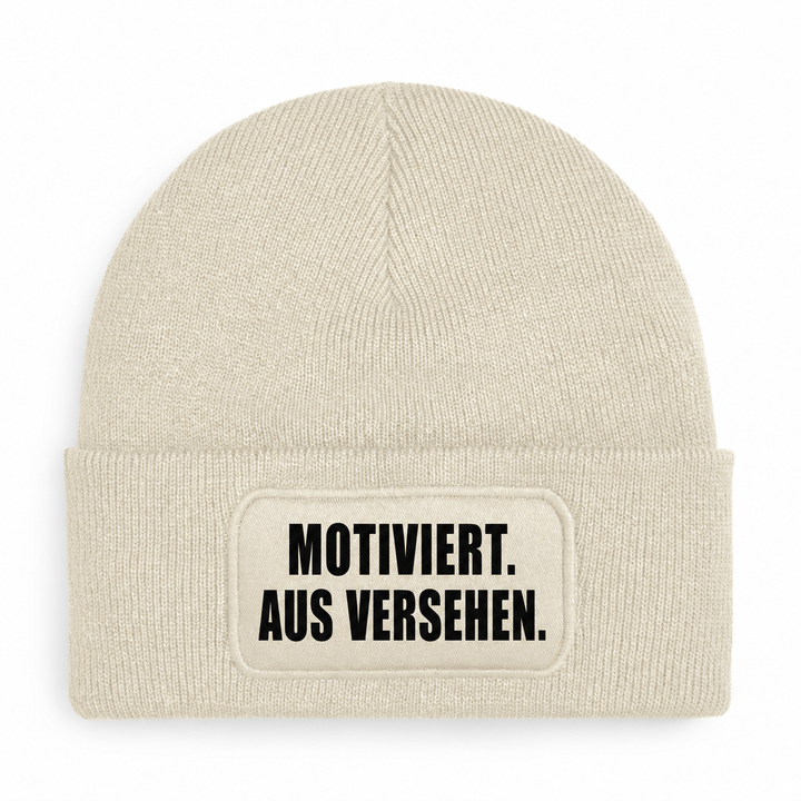 PEPAM Mütze MOTIVIERT. AUS VERSEHEN. – Beige