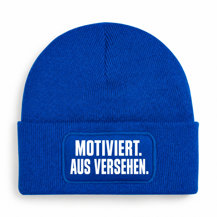 PEPAM Mütze MOTIVIERT. AUS VERSEHEN. – Blau