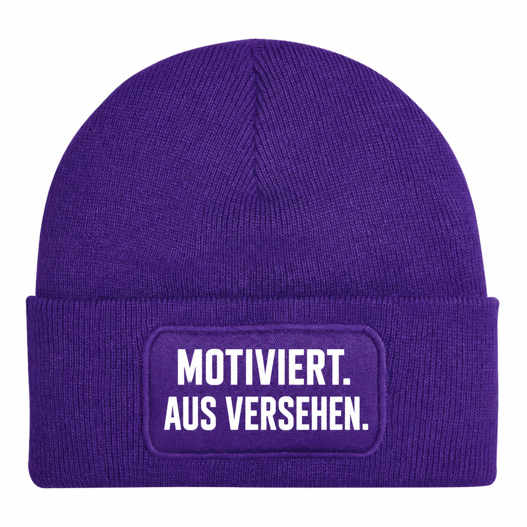 PEPAM Mütze MOTIVIERT. AUS VERSEHEN. – Lila