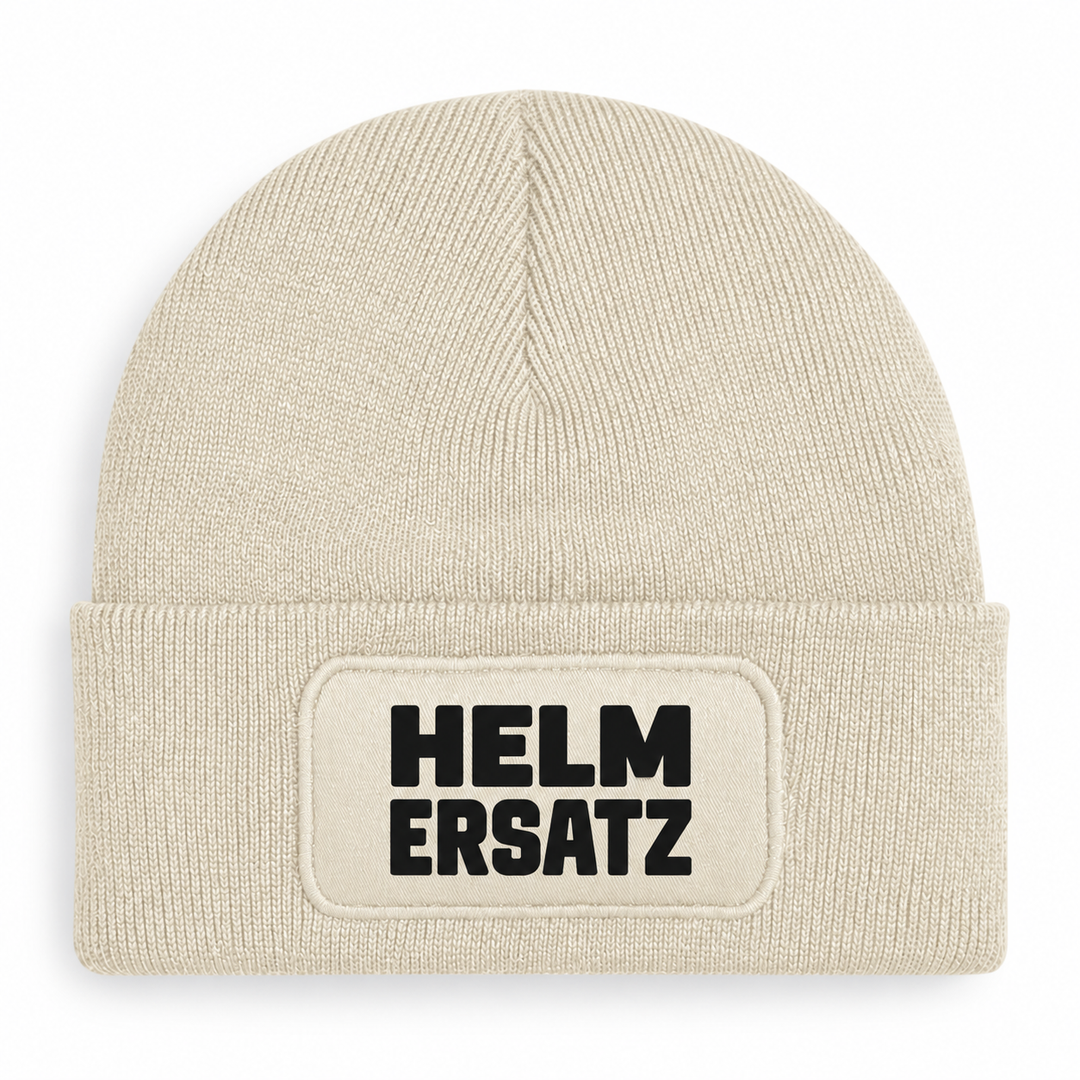 Mütze HELM ERSATZ für Motorradfans – Beige