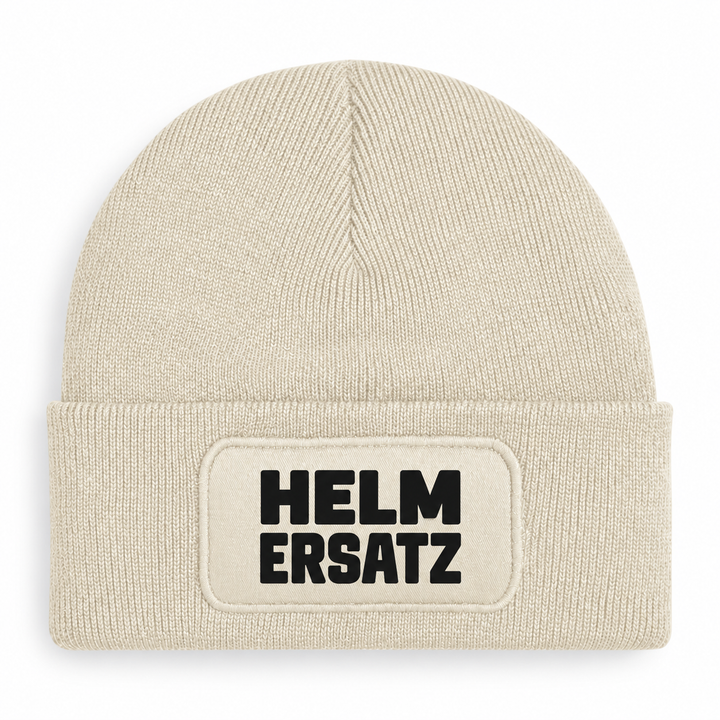 Mütze HELM ERSATZ für Motorradfans – Beige