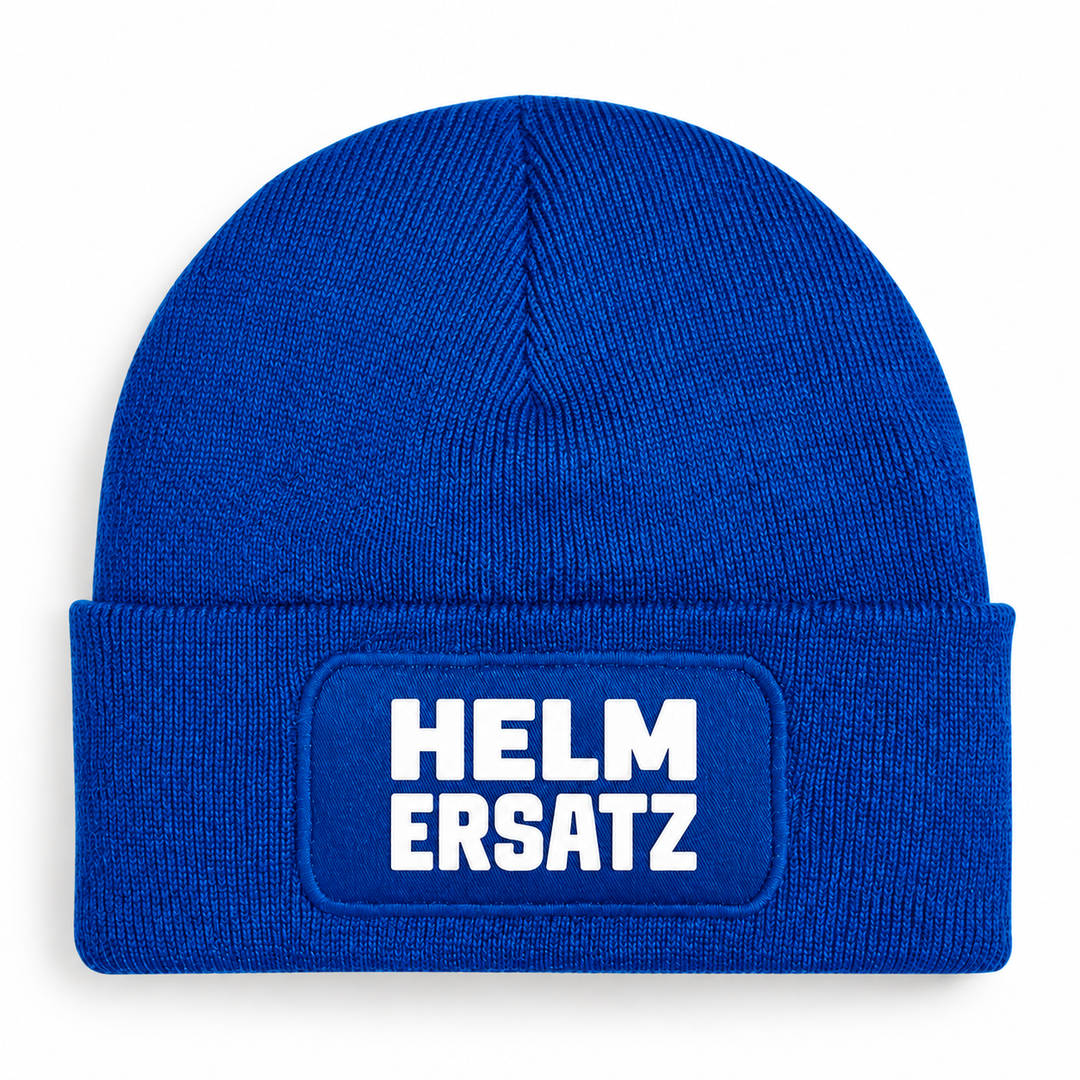 Mütze HELM ERSATZ für Motorradfans – Blau