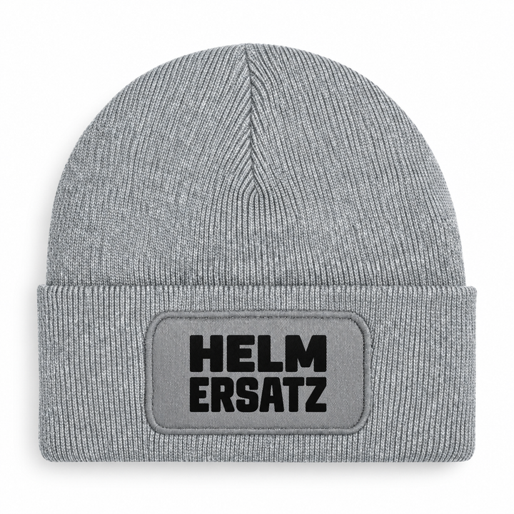 Mütze HELM ERSATZ für Motorradfans – Grau