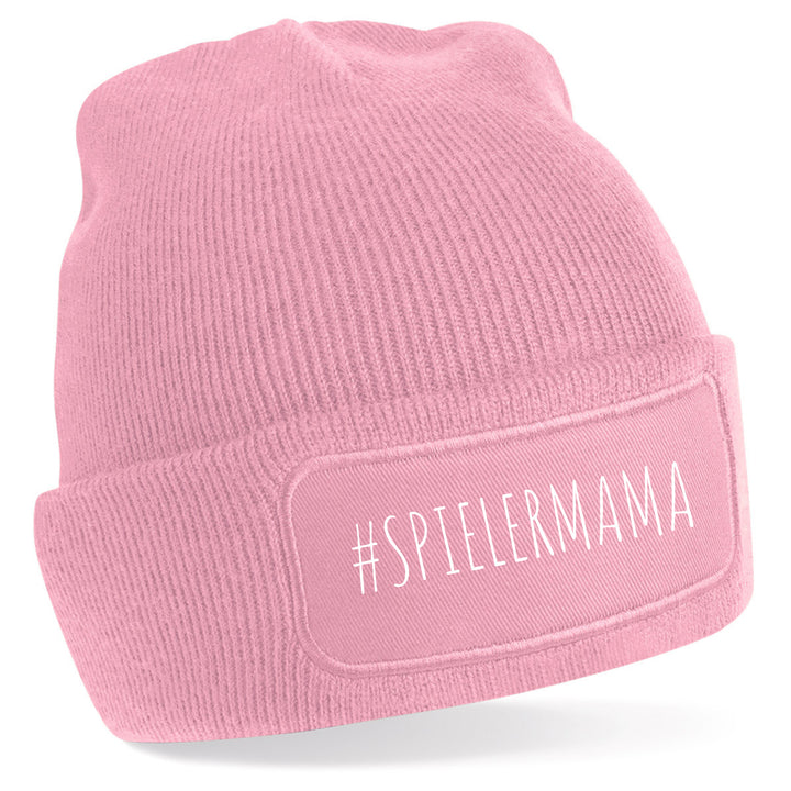 #spielermama Mütze – Beanie mit Spruch | Geschenk für Fußballmamas & stolze Eltern
