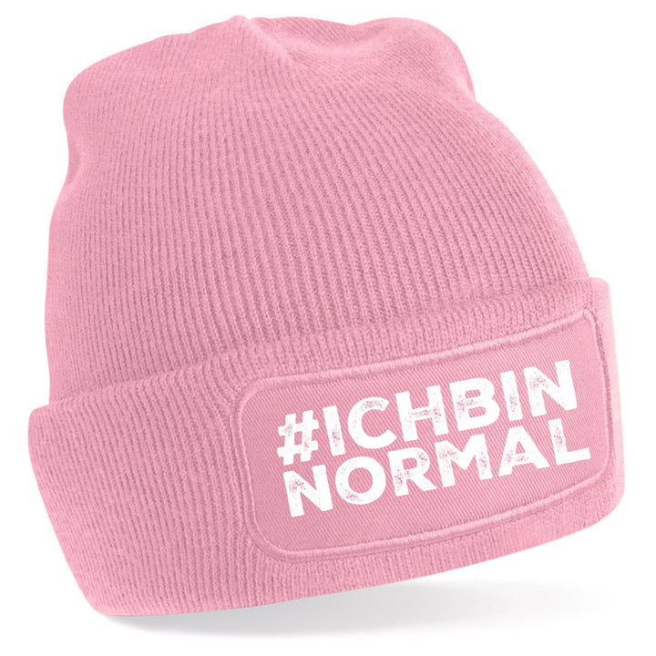 #ichbinnormal Mütze – Lustige Beanie mit Spruch | Geschenk für alle, die garantiert nicht normal sind