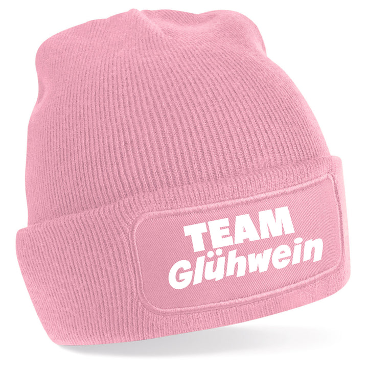 Team Glühwein Mütze – Lustige Weihnachtsmütze mit Spruch | Geschenk für Glühwein-Fans & Freunde