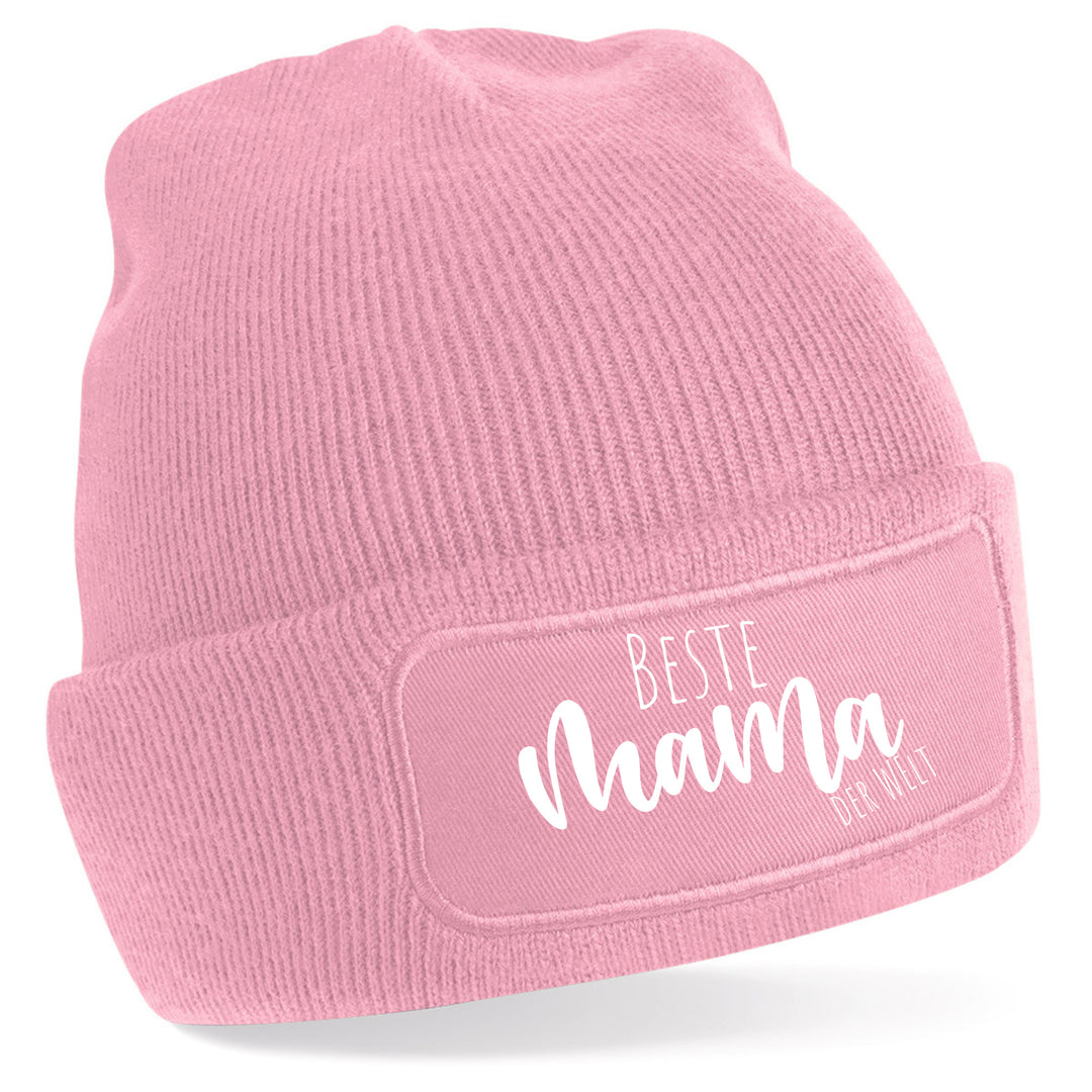 Beste Mama der Welt – Premium Beanie | Zeitlose Mütze für Herzensmamas