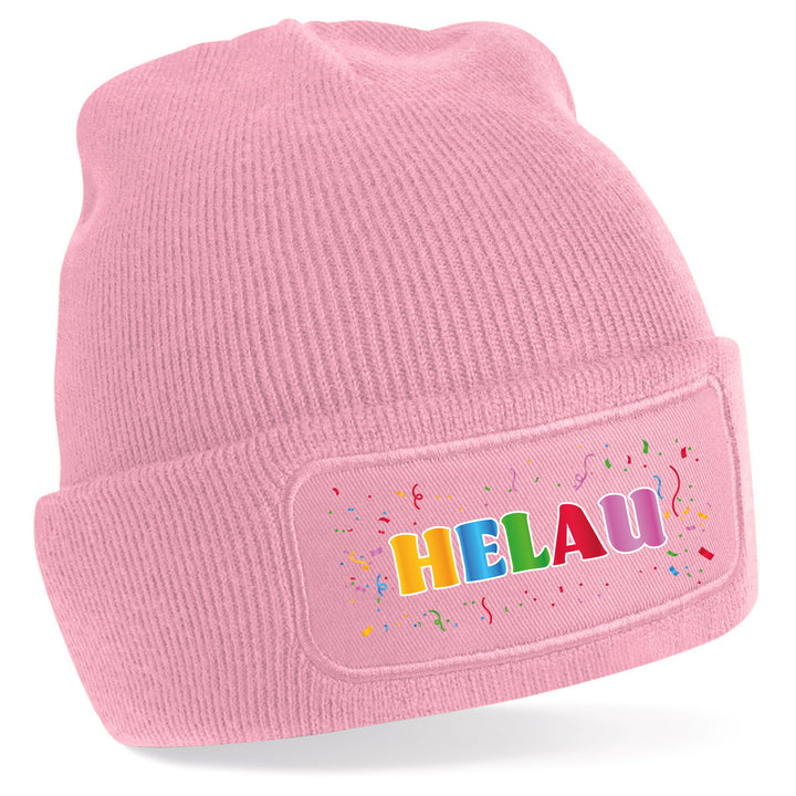 Helau Beanie | Lustige Karnevals-Mütze für Fasching & Winter