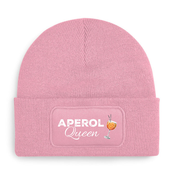 Aperol Queen Mütze – Lustige Beanie mit Spruch | Geschenk für Aperol Fans & Freundinnen