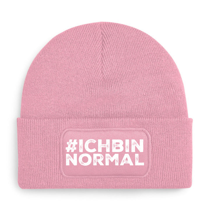 #ichbinnormal Mütze – Lustige Beanie mit Spruch | Geschenk für alle, die garantiert nicht normal sind