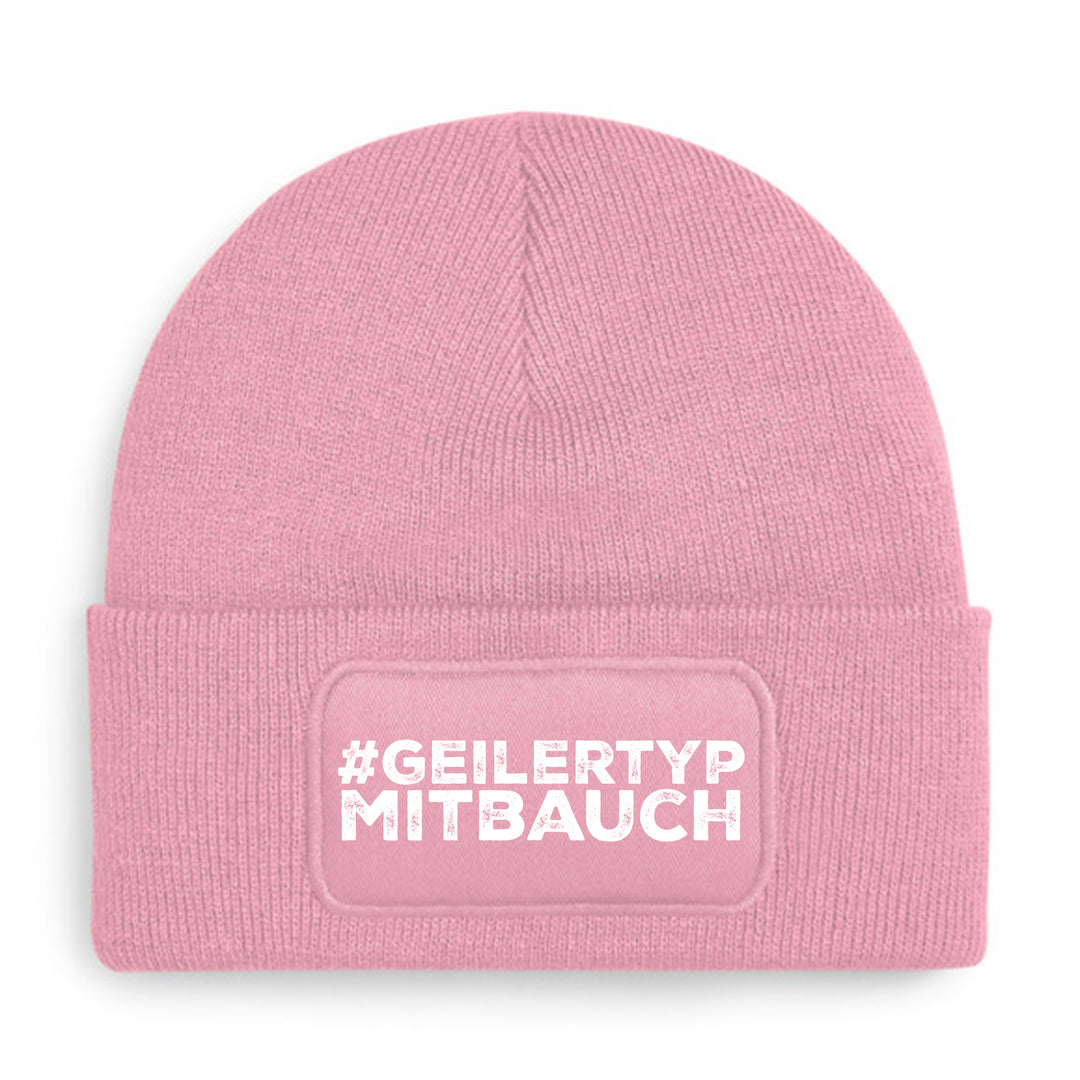 #geilertypmitbauch Mütze – Lustige Beanie mit Spruch | Geschenk für Männer mit Humor
