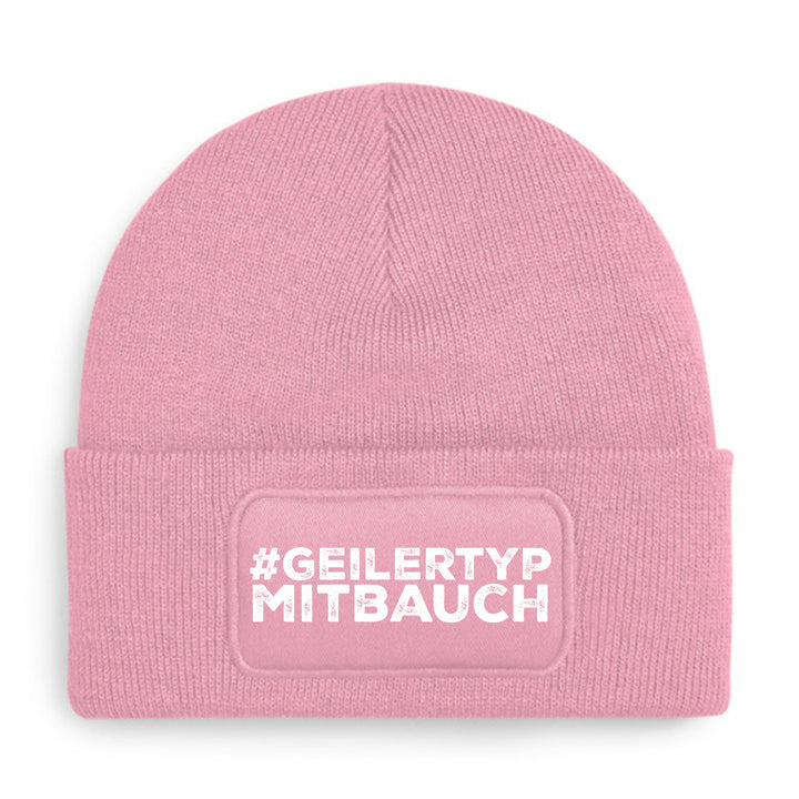 #geilertypmitbauch Mütze – Lustige Beanie mit Spruch | Geschenk für Männer mit Humor