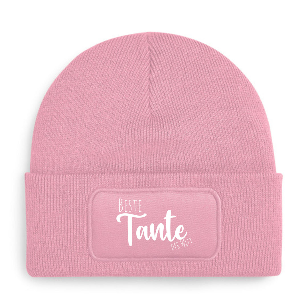 Mütze „Beste Tante der Welt“ | Statement-Beanie für Lieblingstanten