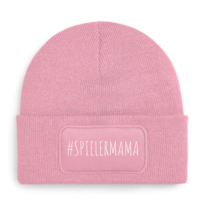 #spielermama Mütze – Beanie mit Spruch | Geschenk für Fußballmamas & stolze Eltern