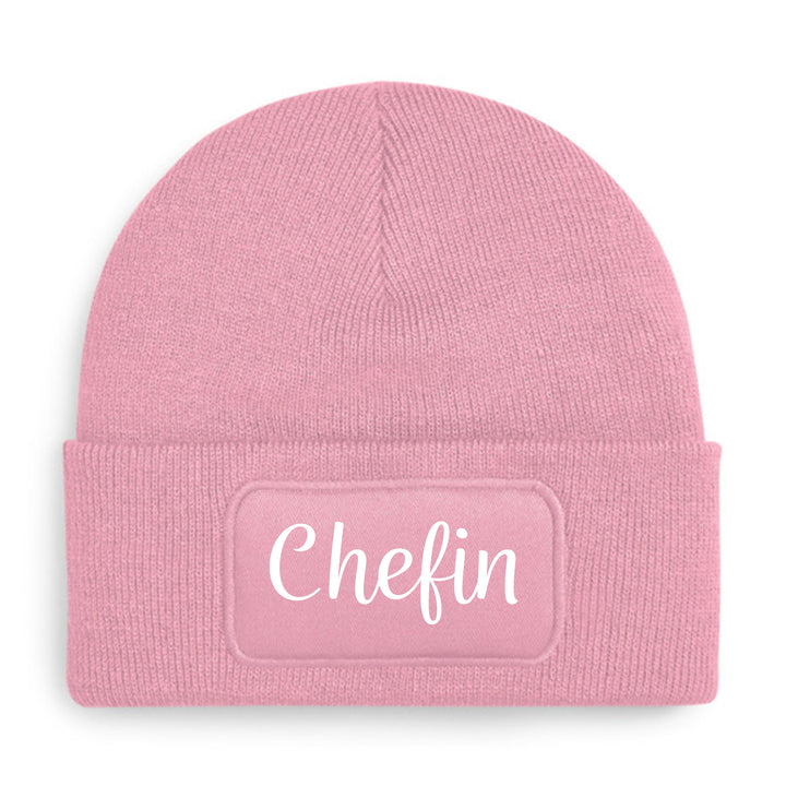 Chefin Mütze – Stylische Beanie mit Spruch | Geschenk für Powerfrauen & Boss Ladys