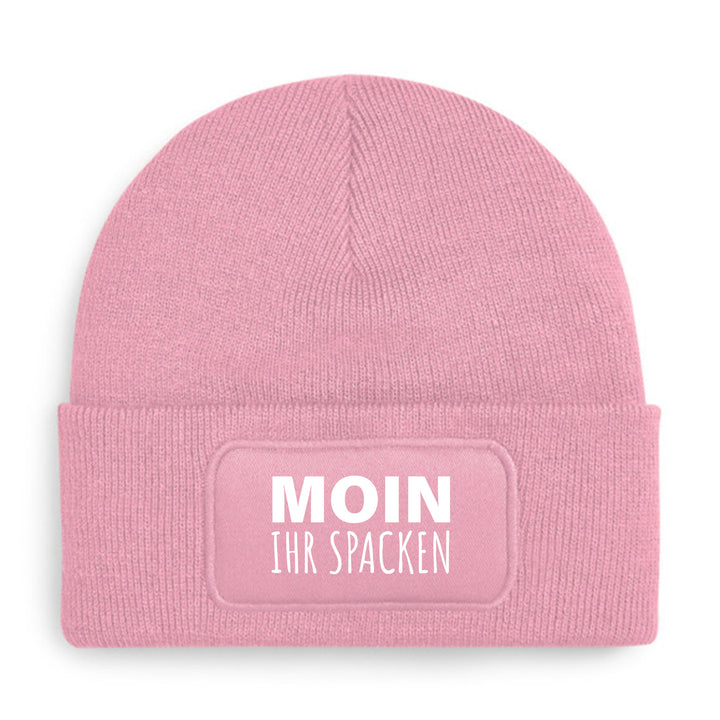 Moin ihr Spacken Mütze – Lustige Beanie mit Spruch | Geschenk mit norddeutschem Humor