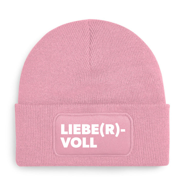 Liebe(r)voll Mütze – Beanie mit Spruch | Geschenk für Herzensmenschen & Lieblingsmenschen