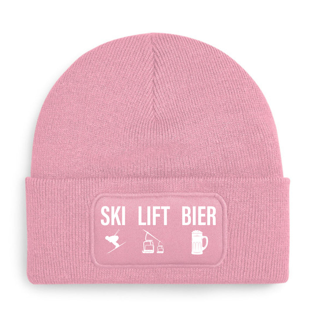 Ski Lift Bier Mütze – Lustige Beanie mit Spruch | Après-Ski & Winterspaß Geschenkidee