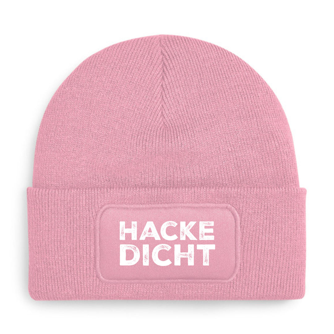 Hacke Dicht Mütze – Lustige Beanie mit Spruch | Geschenk für Party- & Glühwein-Fans