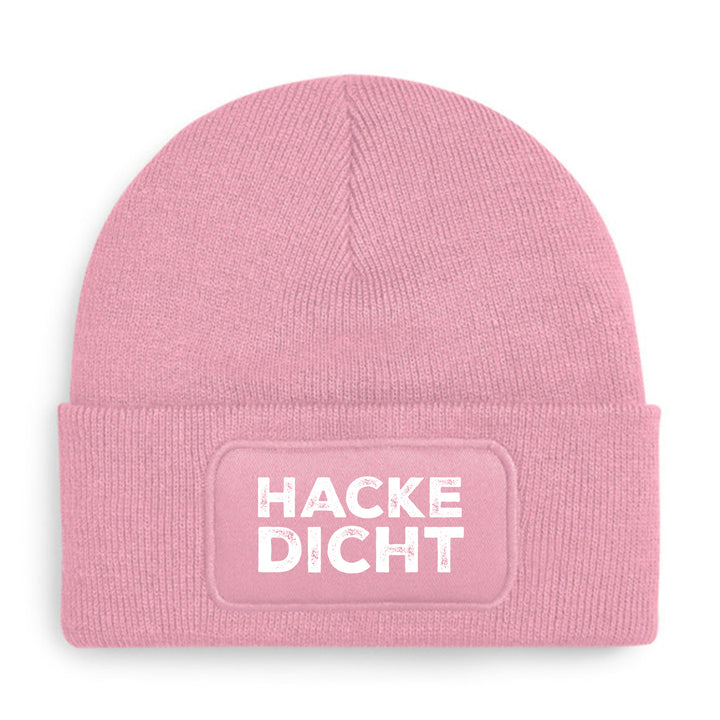 Hacke Dicht Mütze – Lustige Beanie mit Spruch | Geschenk für Party- & Glühwein-Fans