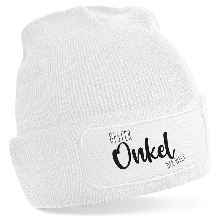 Mütze „Bester Onkel der Welt“ | Beanie für Lieblingsonkel