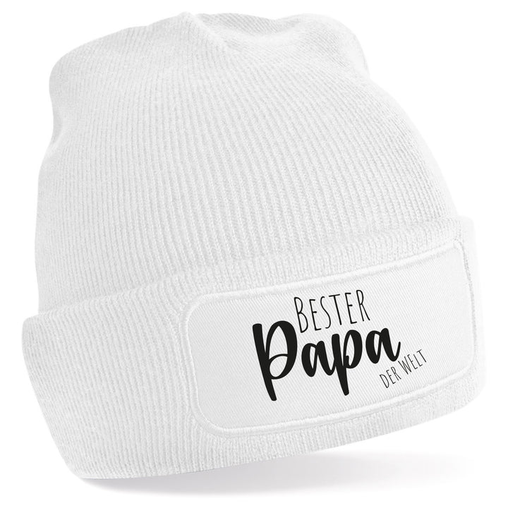 Bester Papa der Welt 3 – Statement Beanie | Klassische Mütze für Väter