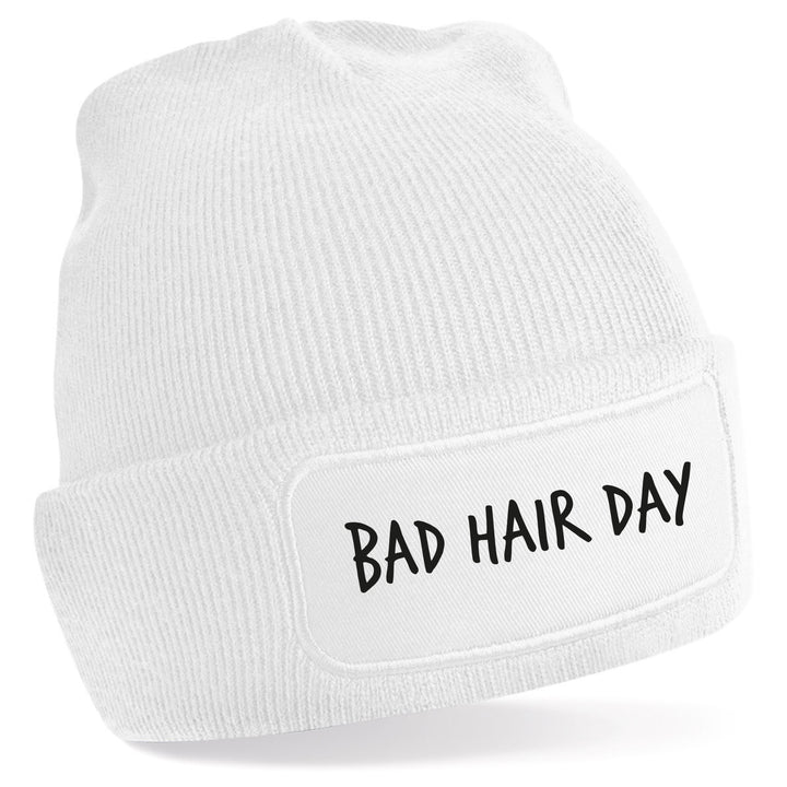 Bad Hair Day Mütze – Stylische Beanie mit Spruch | Perfektes Accessoire für jeden Tag