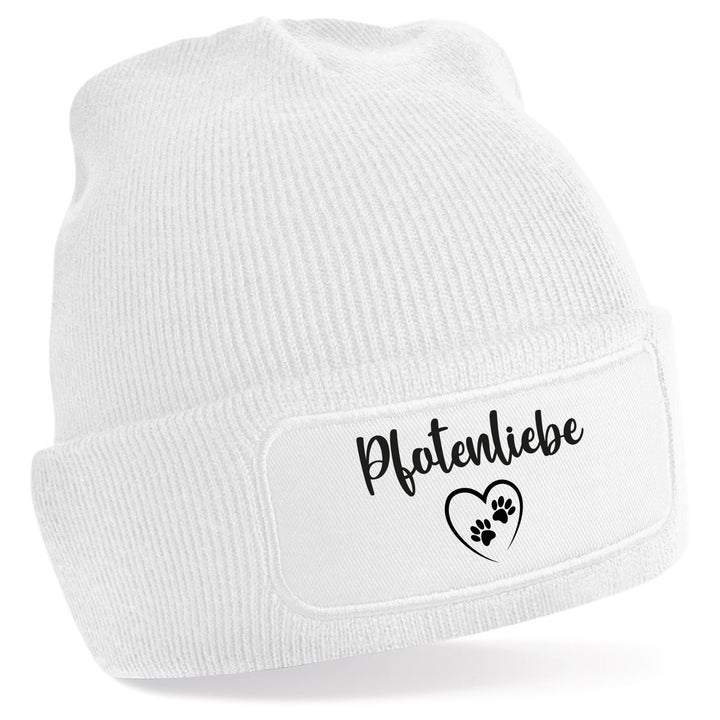 Mütze „Pfotenliebe“ ❤️ | Beanie für Tierliebhaber mit Herz