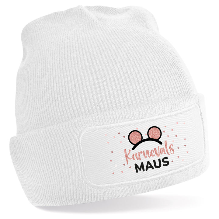 Mütze „Karneval Maus“ | Lustige Beanie für Fasching & Karneval