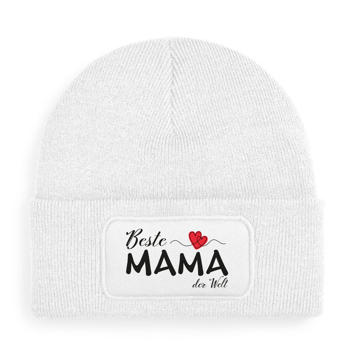 Mütze „Beste Mama der Welt“ ❤️ | Beanie mit Herz für besondere Mamas