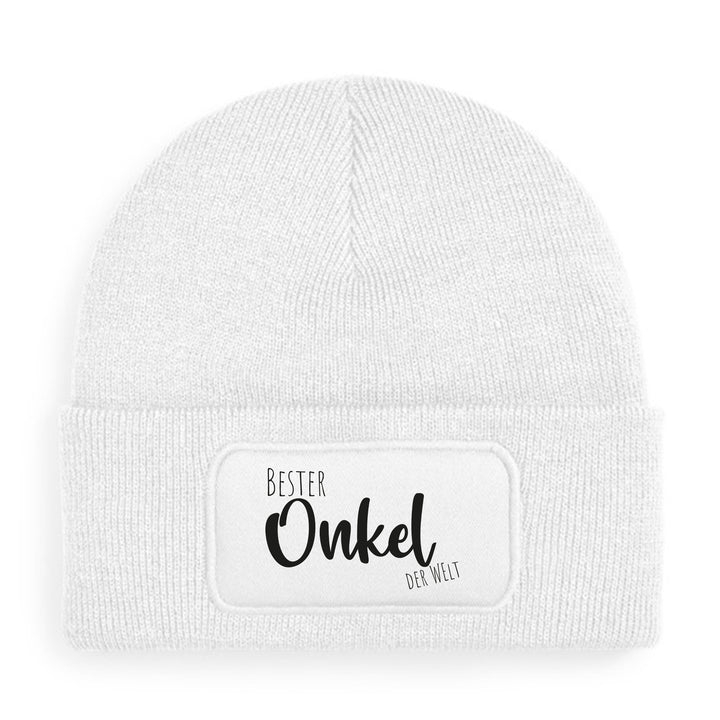 Mütze „Bester Onkel der Welt“ | Beanie für Lieblingsonkel