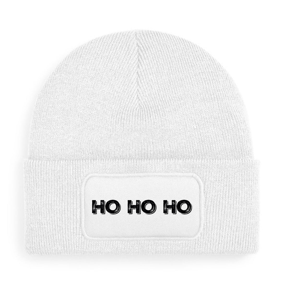 Ho Ho Ho Mütze – Lustige Weihnachtsmütze mit Spruch | Geschenk für Weihnachtsfans