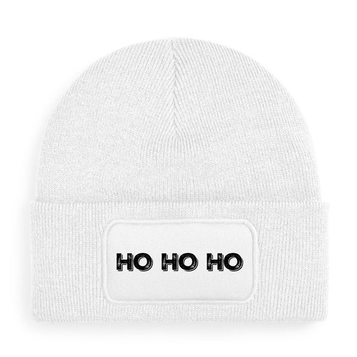 Ho Ho Ho Mütze – Lustige Weihnachtsmütze mit Spruch | Geschenk für Weihnachtsfans
