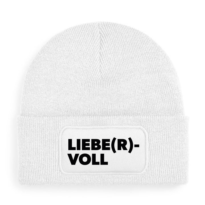 Liebe(r)voll Mütze – Beanie mit Spruch | Geschenk für Herzensmenschen & Lieblingsmenschen