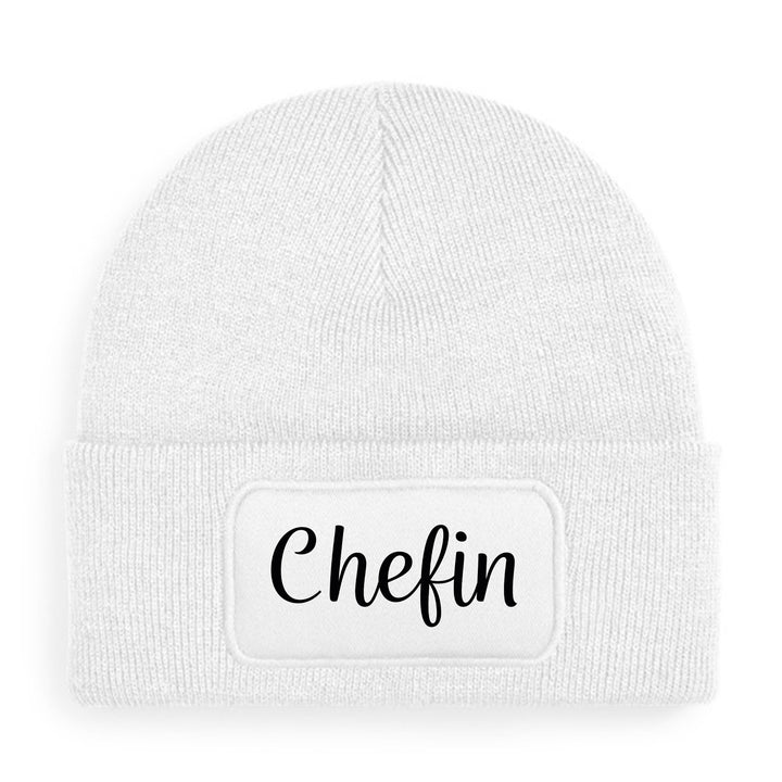 Chefin Mütze – Stylische Beanie mit Spruch | Geschenk für Powerfrauen & Boss Ladys