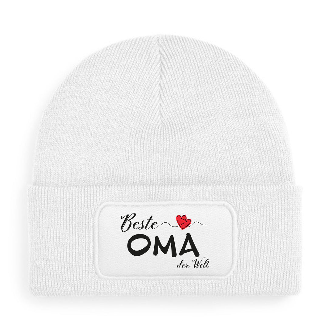 Mütze „Beste Oma der Welt“❤️ | Beanie für stolze Großmütter