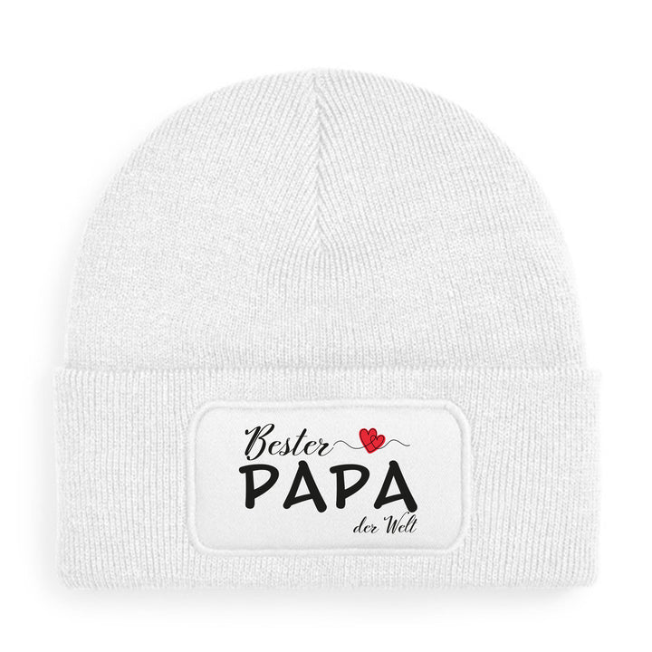 Mütze „Bester Papa der Welt“ ❤️ | Beanie mit Herz für stolze Väter