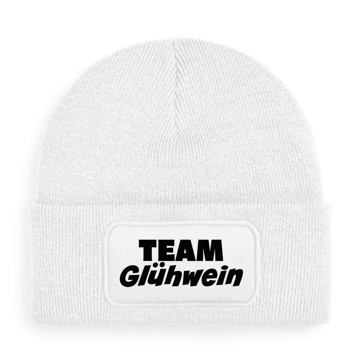 Team Glühwein Mütze – Lustige Weihnachtsmütze mit Spruch | Geschenk für Glühwein-Fans & Freunde