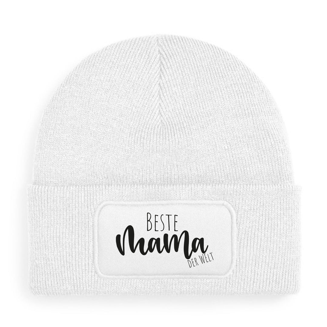 Beste Mama der Welt – Premium Beanie | Zeitlose Mütze für Herzensmamas