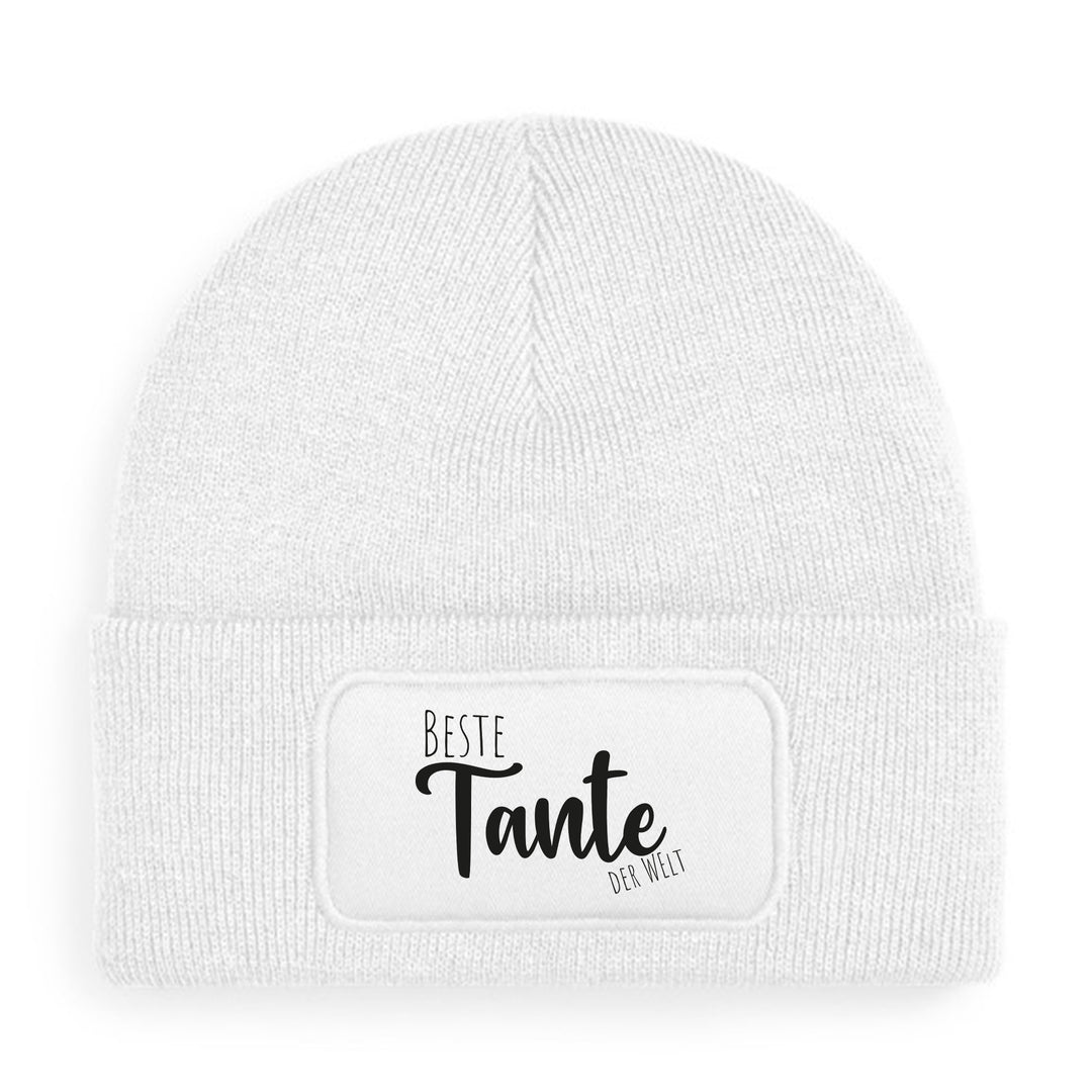 Mütze „Beste Tante der Welt“ | Statement-Beanie für Lieblingstanten