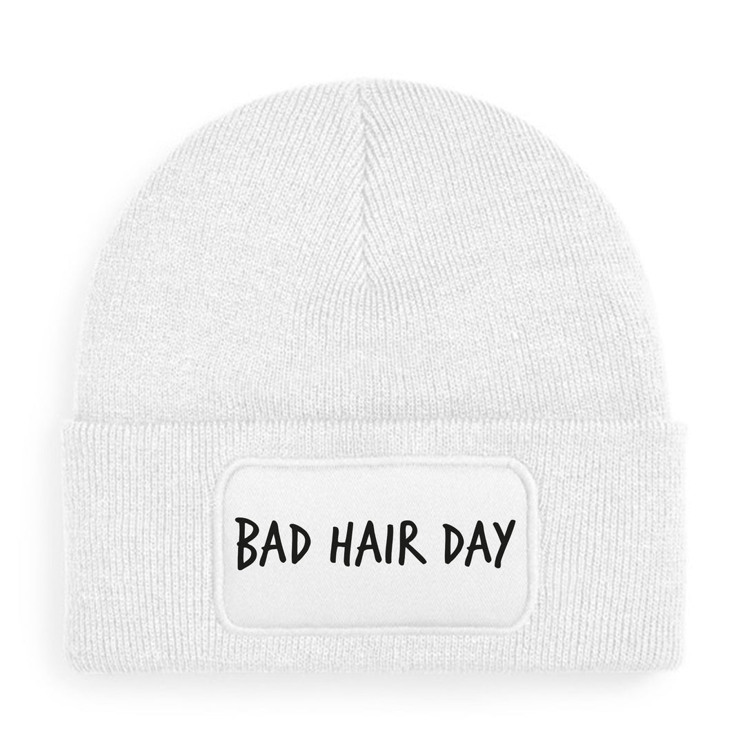 Bad Hair Day Mütze – Stylische Beanie mit Spruch | Perfektes Accessoire für jeden Tag