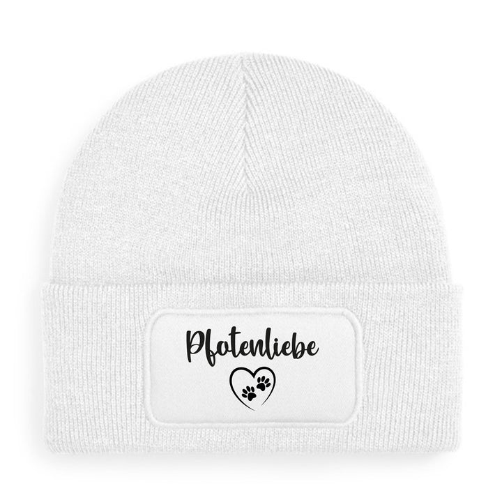 Mütze „Pfotenliebe“ ❤️ | Beanie für Tierliebhaber mit Herz